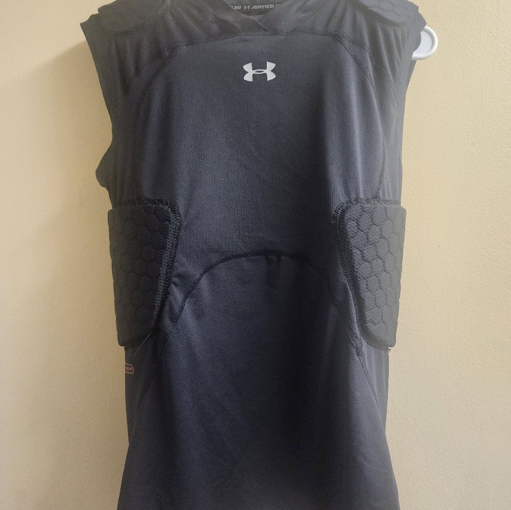 Under Armour Heatgear Compression Men’s HEX Armour Football Padded Shirt XL Blac